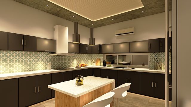 Kitchen with Island