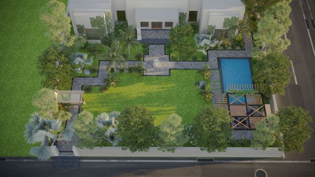 Villa Garden with Pool